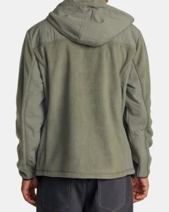 BLOCK FLEECE ZIP