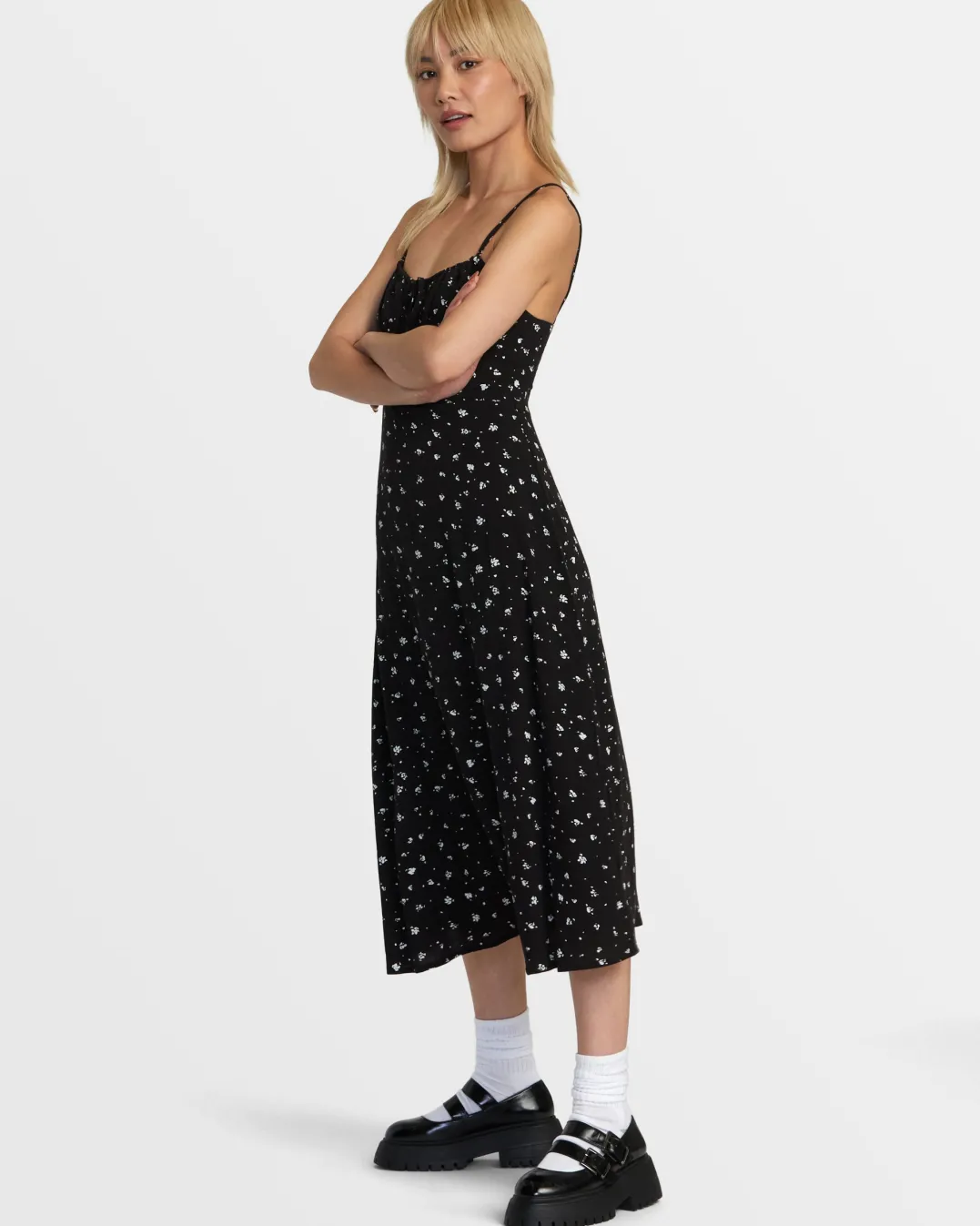 CAFE MIDI DRESS