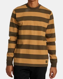CHAINMAIL STRIPE LONG SLEEVE TEE