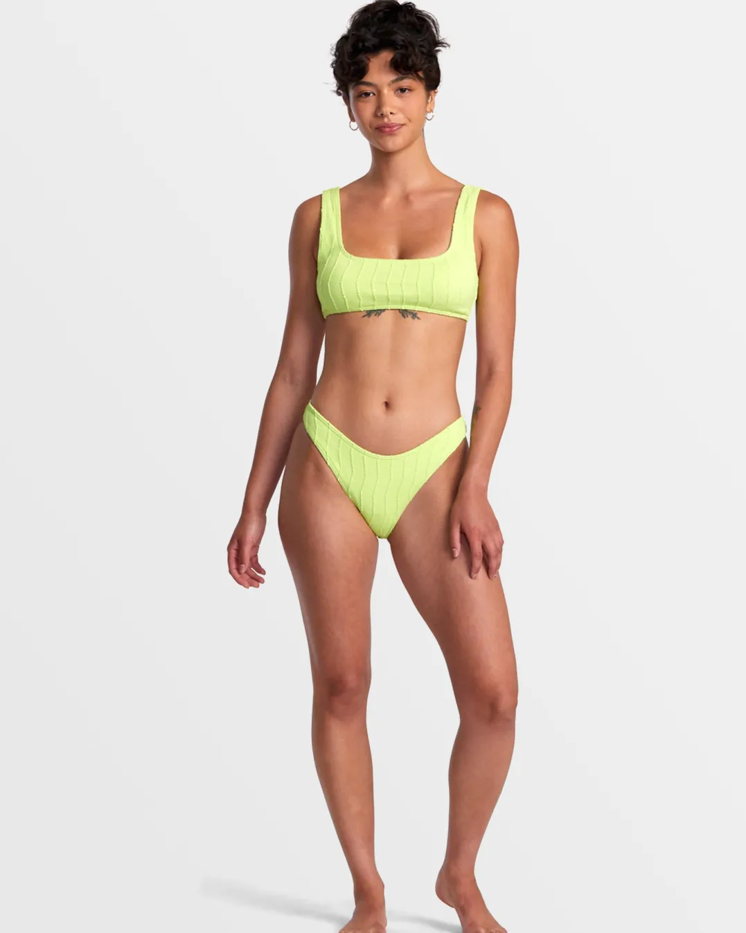 CHEVY GROOVES HIGH LEG FRENCH BIKINI BOTTOMS