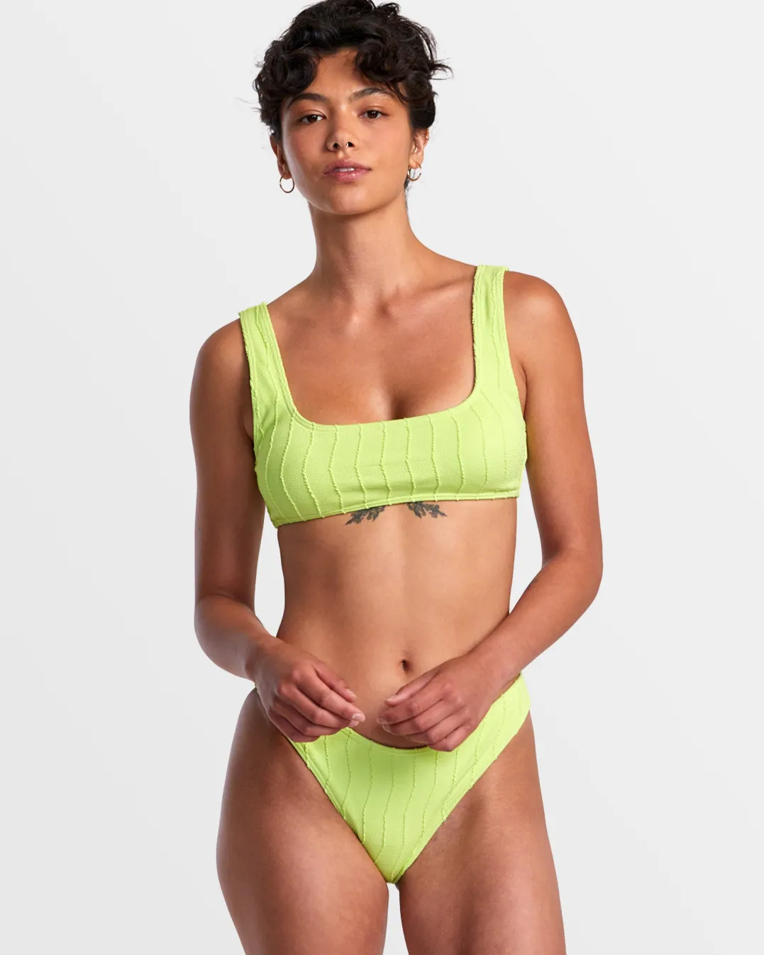 CHEVY GROOVES LACEBACK BRALETTE BIKINI TOP