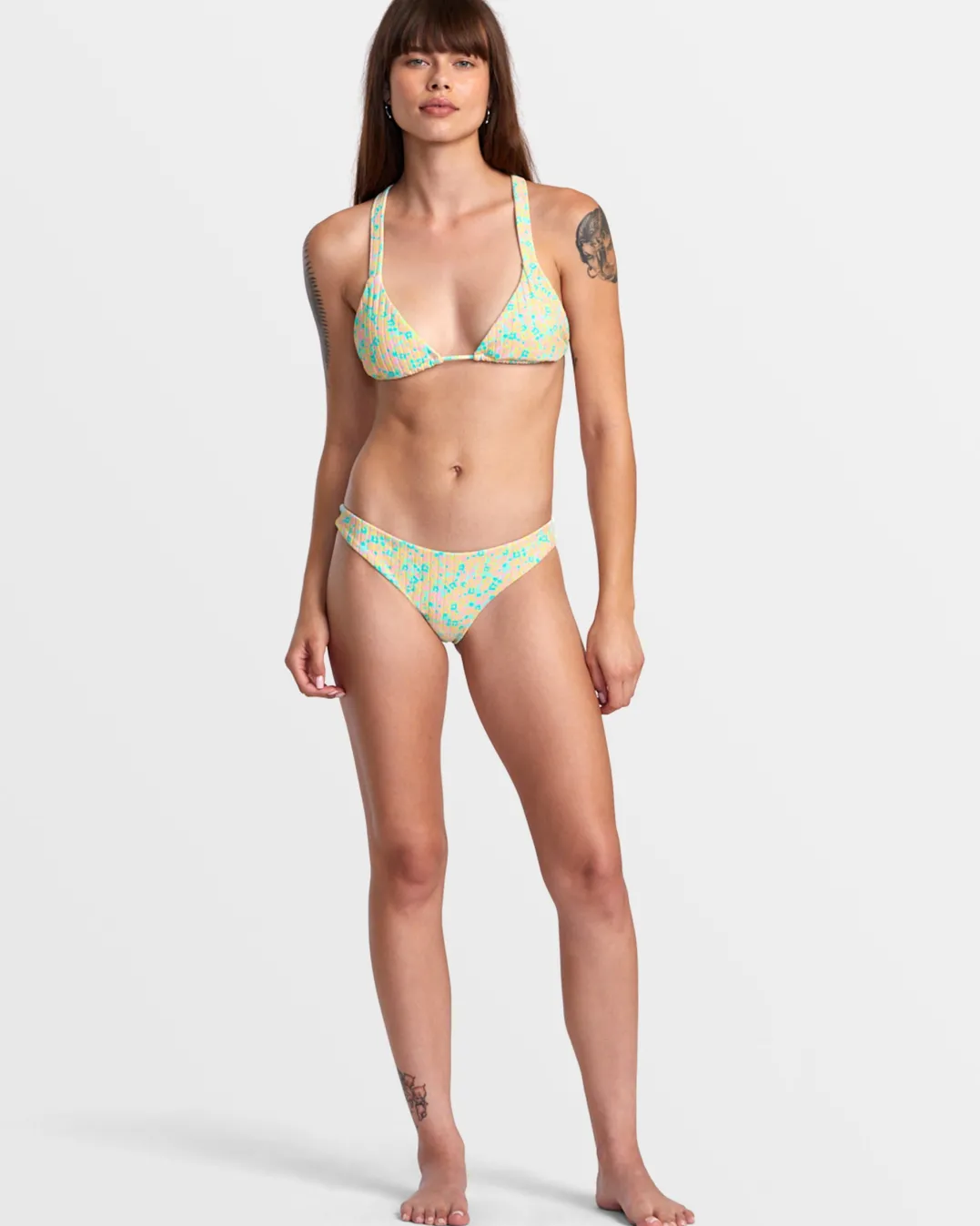 CONFETTI LOW WAIST CHEEKY BIKINI BOTTOMS