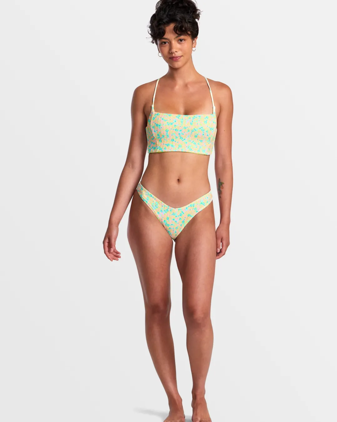CONFETTI STRAPPY CROP BIKINI TOP