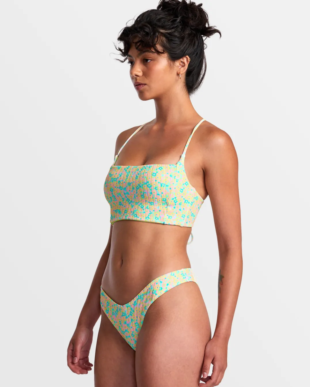 CONFETTI STRAPPY CROP BIKINI TOP