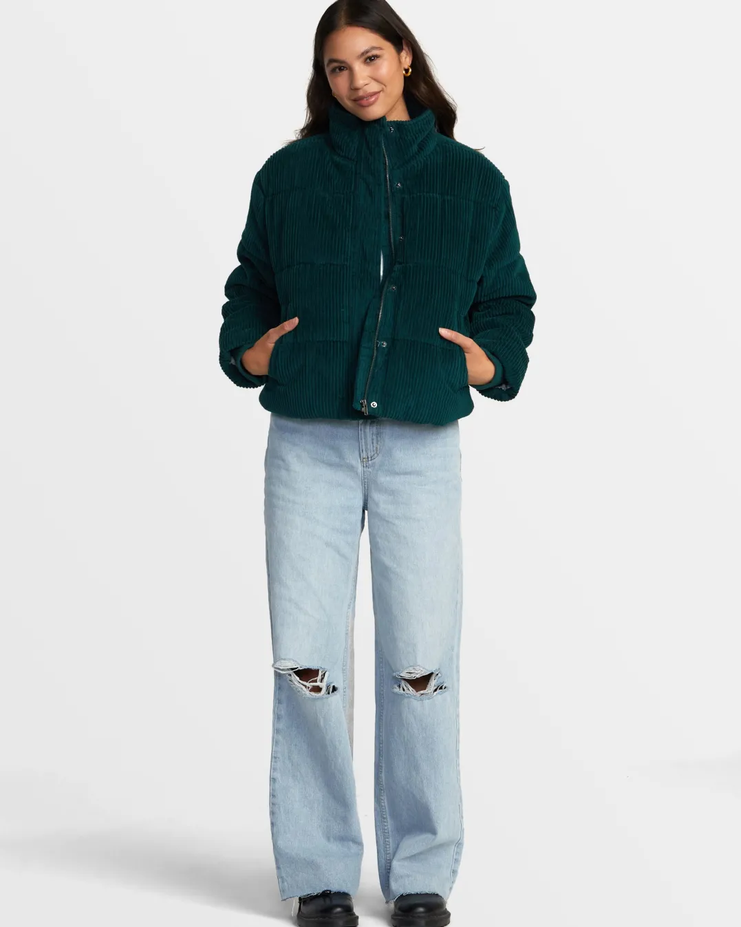 EEZEH CORDUROY PUFFER JACKET