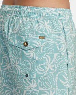 EXOTICA ELASTIC WAIST BOARDSHORTS 16''