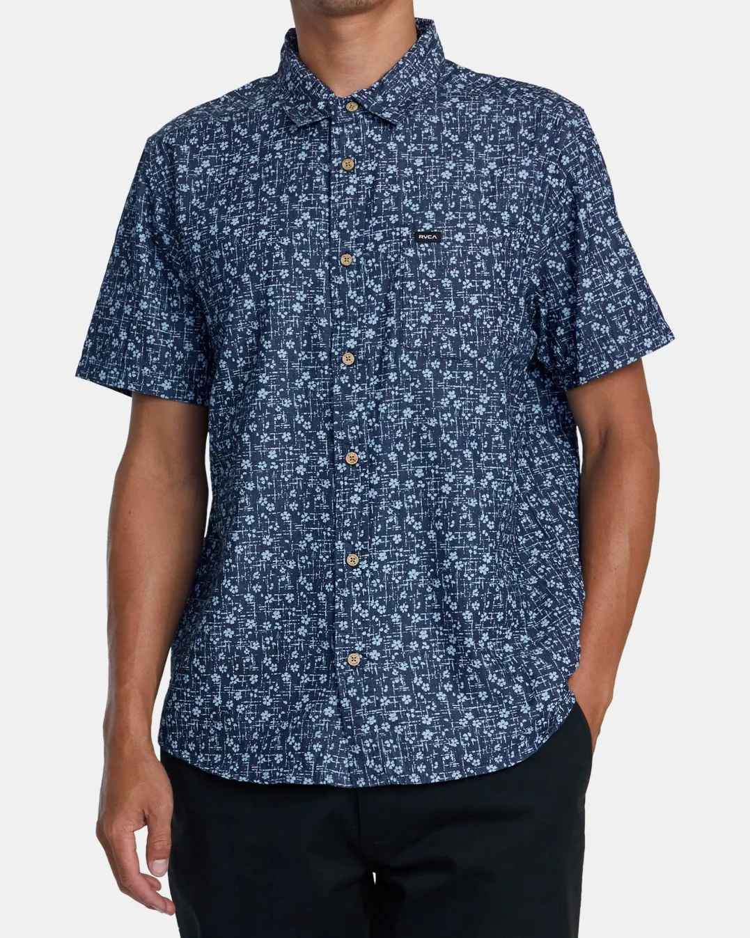 FRAME CHAMBRAY SHORT SLEEVE SHIRT