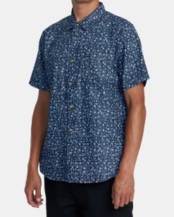FRAME CHAMBRAY SHORT SLEEVE SHIRT