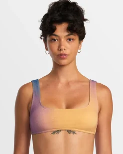 GOLDEN LACEBACK BRALETTE BIKINI TOP