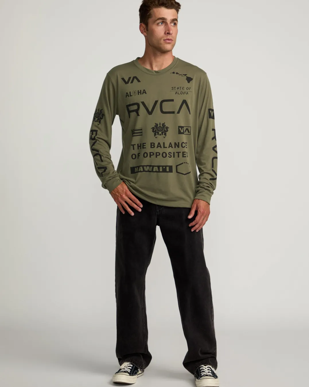 HAWAII ALL BRAND SPORT TECH LONG SLEEVE TEE