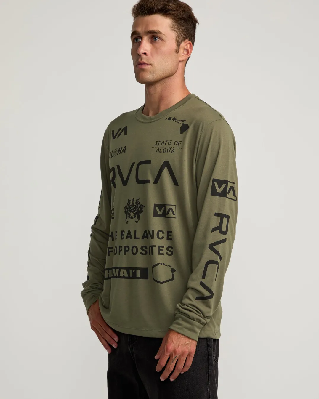 HAWAII ALL BRAND SPORT TECH LONG SLEEVE TEE