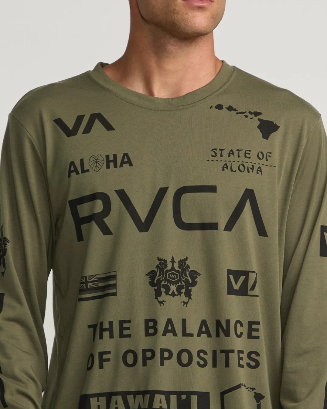 HAWAII ALL BRAND SPORT TECH LONG SLEEVE TEE