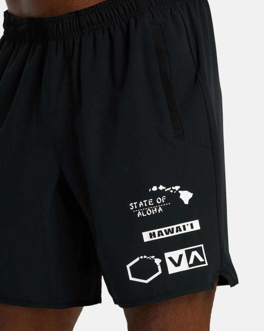 HAWAII ALL BRAND YOGGER STRETCH 17" SHORTS