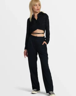 INVISIBLE MAN LONG SLEEVE CROP TOP