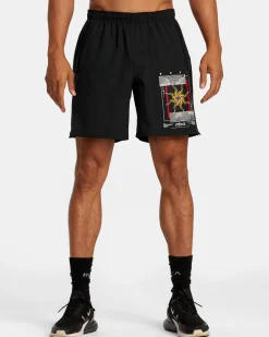 KELSEY NIZIOLEK YOGGER STRETCH 17" ELASTIC WAIST SHORTS