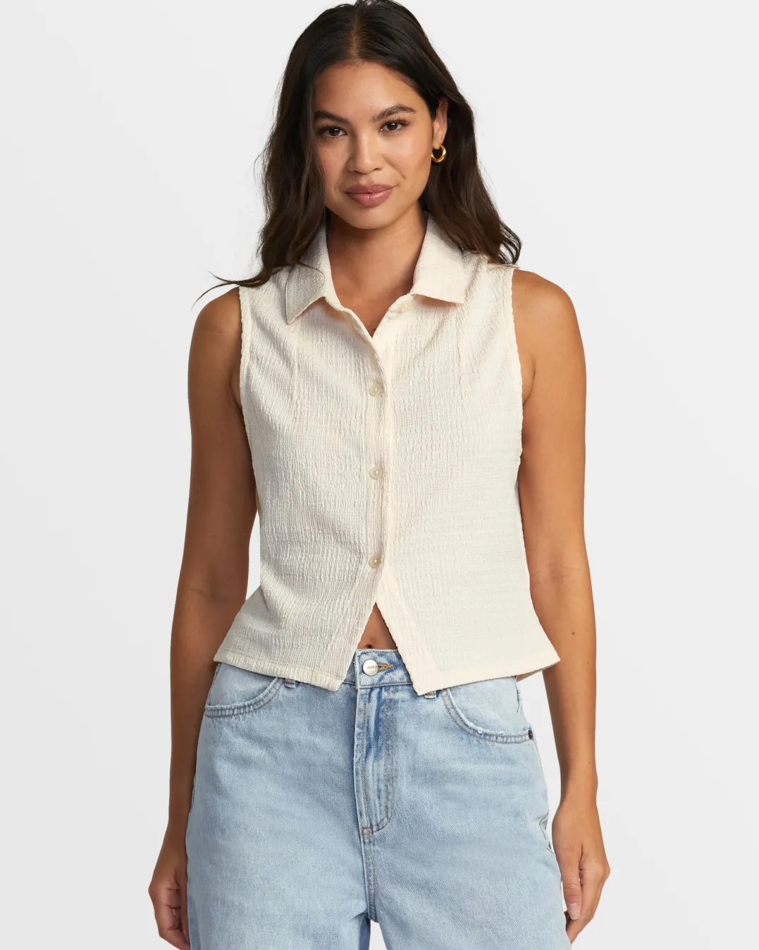 KLEIN BUTTONED TANK TOP