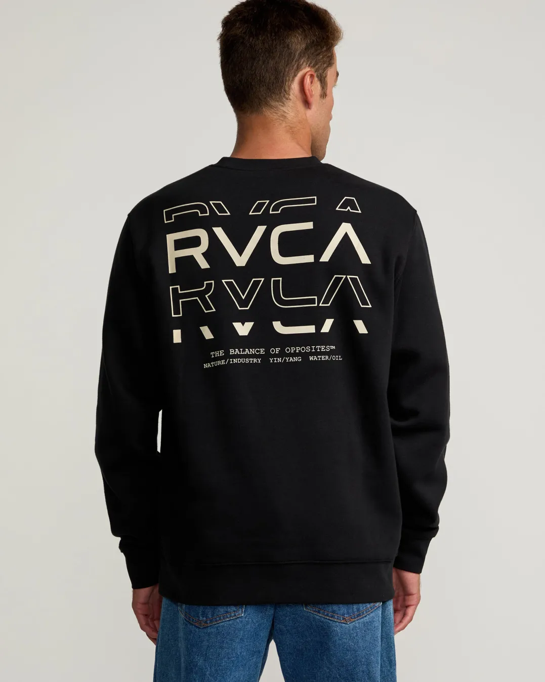LOGO SHATTER CREW SWEATSHIRT