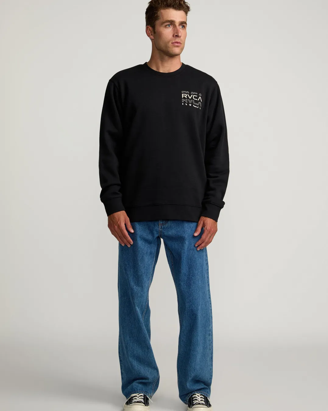 LOGO SHATTER CREW SWEATSHIRT
