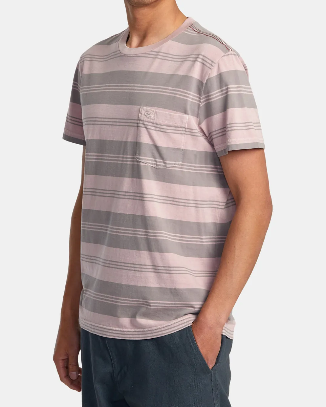 PTC STRIPE SHORT SLEEVE KNIT