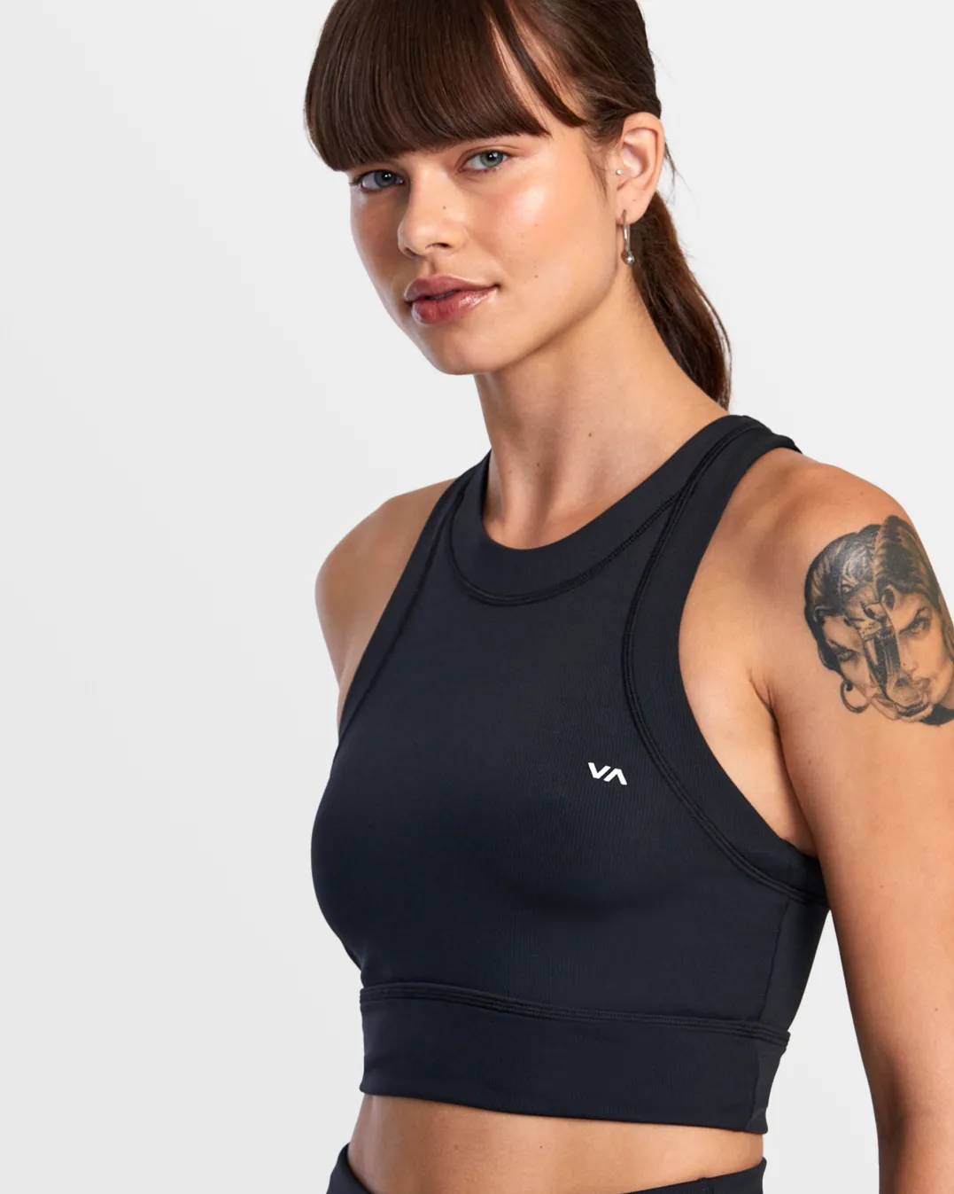 RIBBED FITTED TANK TOP