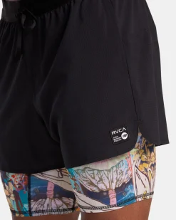 SAGE VAUGHN RUNNER 2 IN 1 SHORTS