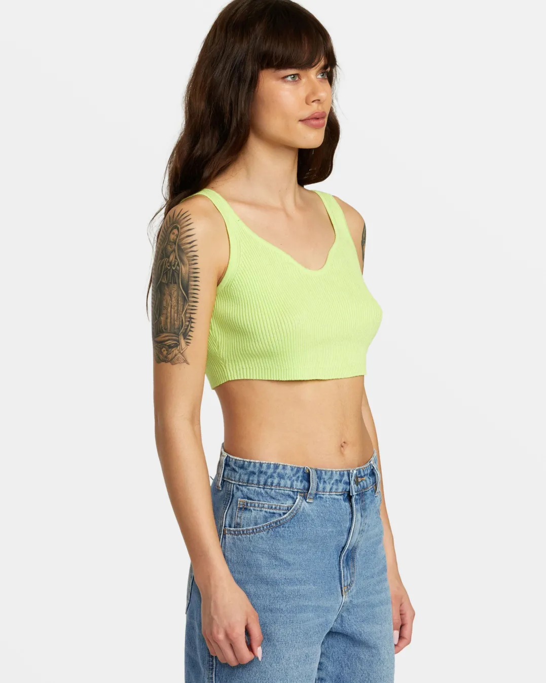 SELECTS ROUNDABOUT SWEATER TANK V-NECK SWEATER