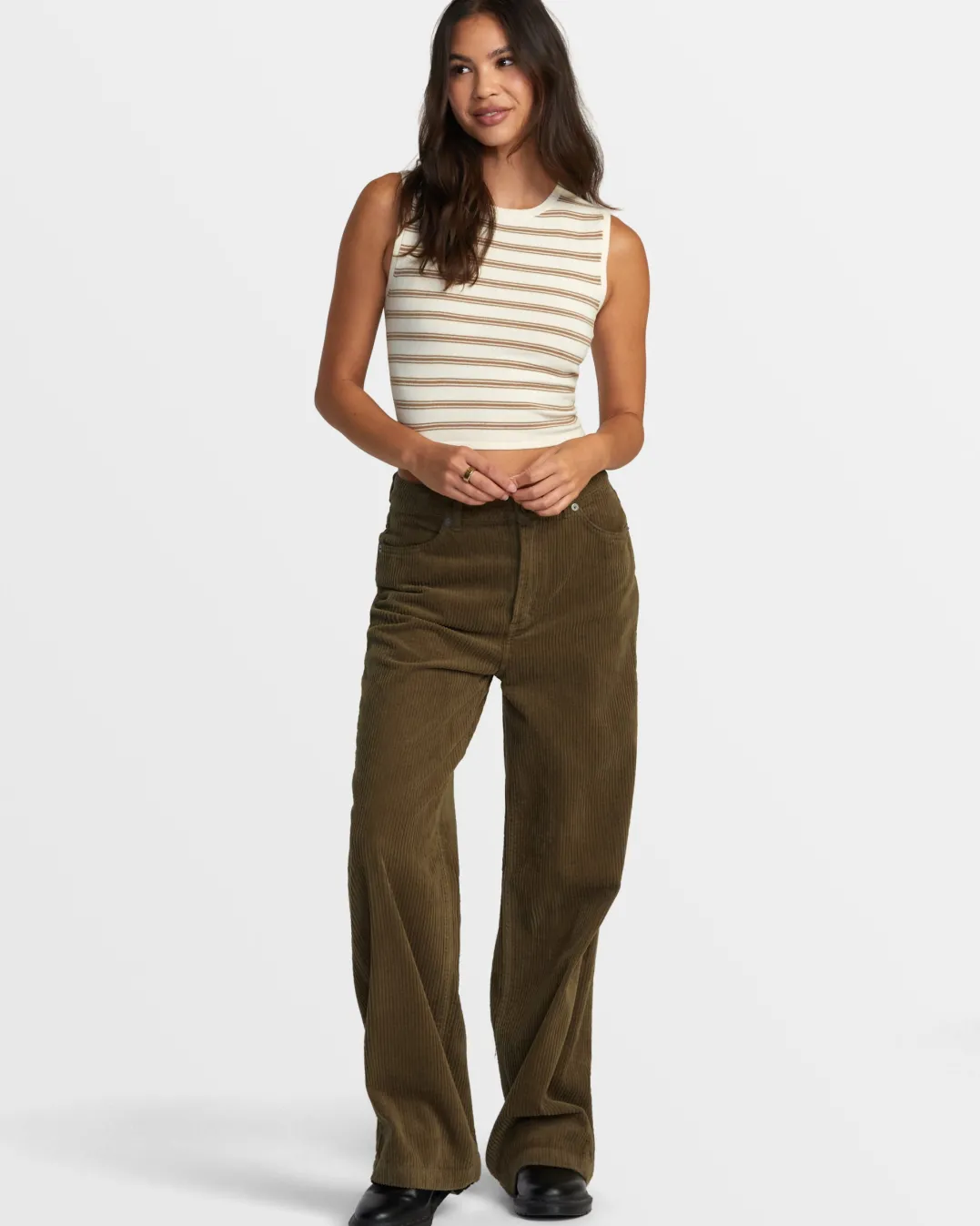 SELECTS SHIVER SWEATER TANK CREW NECK SWEATER