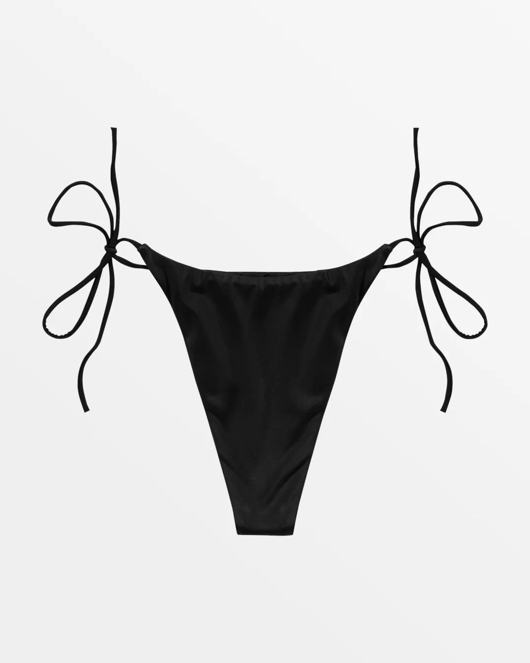 SOLID SKIMPY TIE SIDE BIKINI BOTTOMS