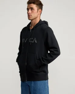 SPLIT PATH ZIP HOODIE