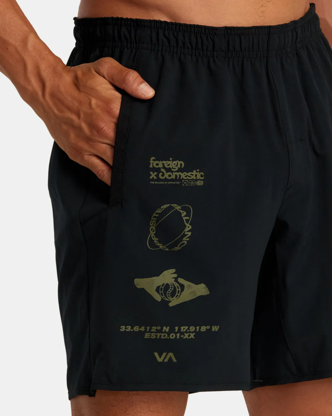 YOGGER STRETCH 17" ATHLETIC SHORTS